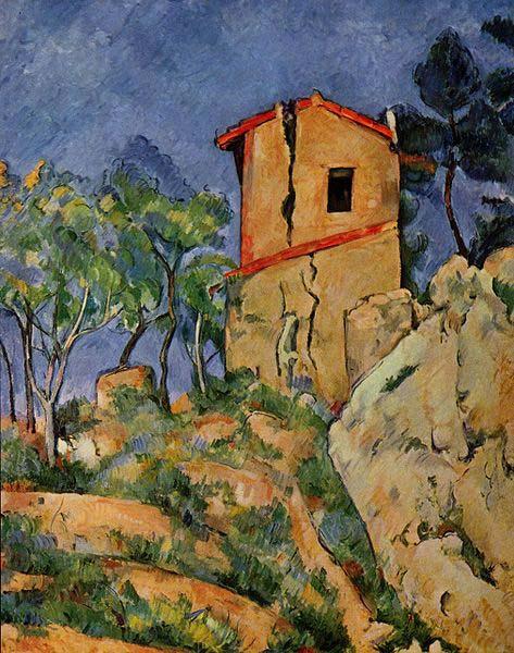 Paul Cezanne The House with Burst Walls France oil painting art